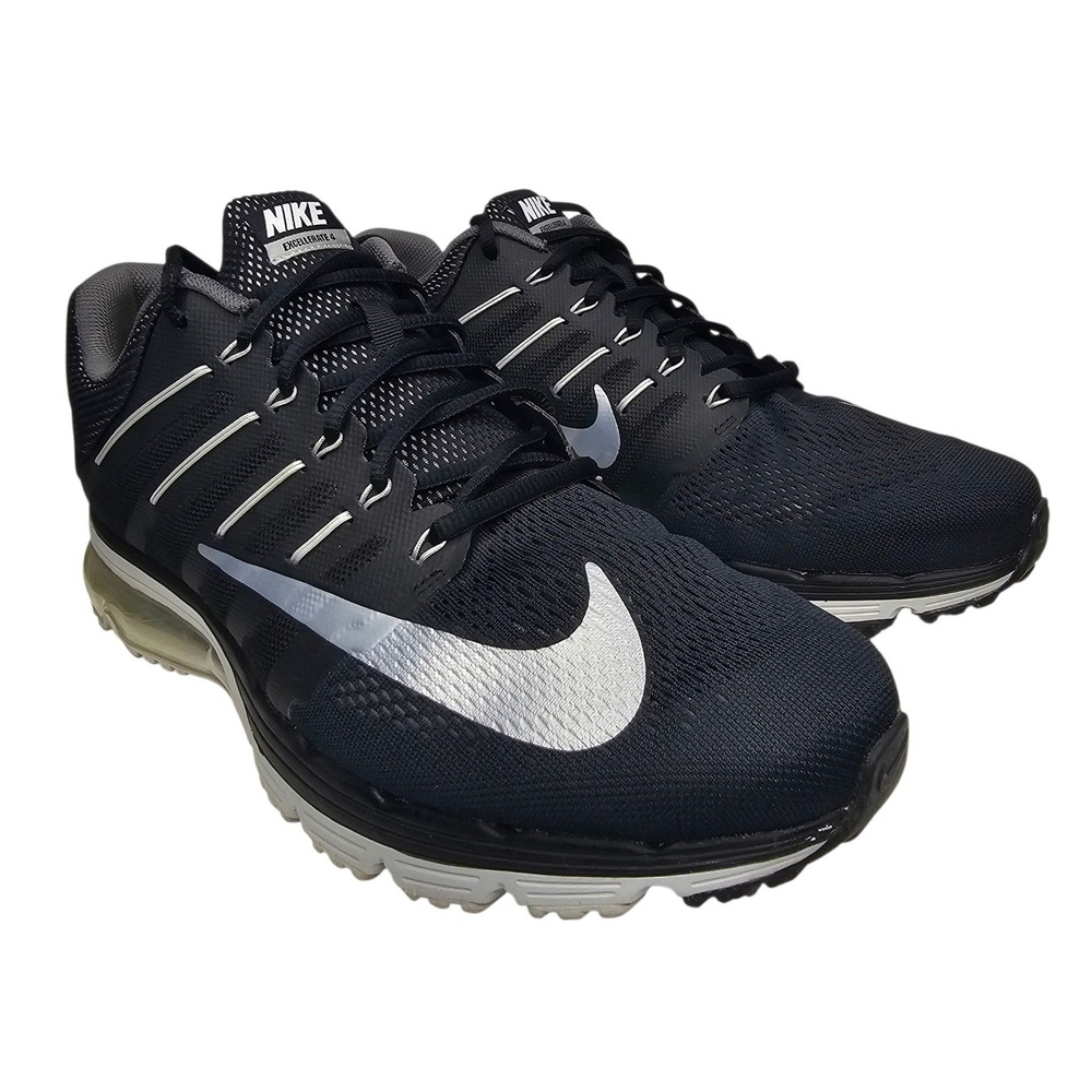 Nike Air Max Excellerate 4 Mens 13 Black Silver Running Shoes 806770-010